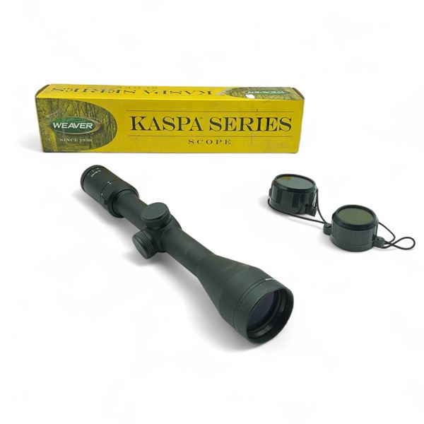Weaver Kaspa 3-9x40mm Scope, Ballistic-X Reticle