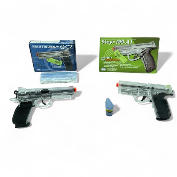 ASG Steyr Mannlicher MP-A1 6mm BB CO2 Pistol and ASG CZ Shadow SP-01 6mm BB, Spring Type BB Pistol