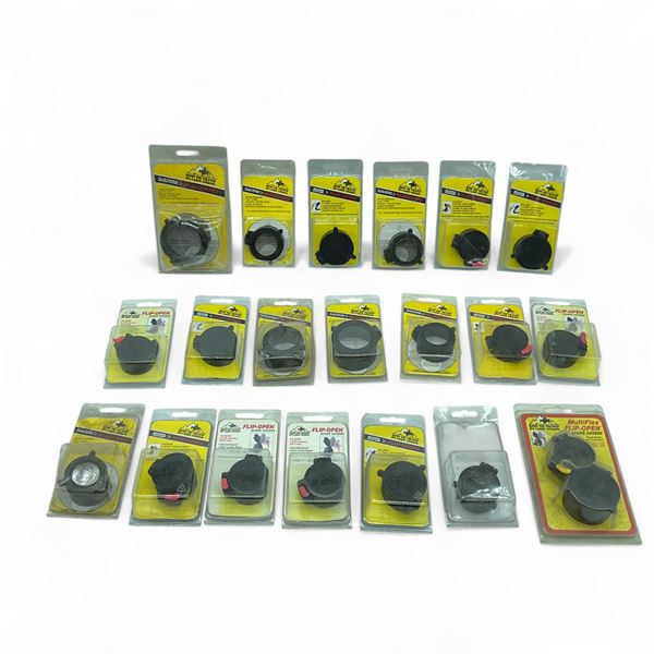 Assorted Butler Creek Flip-Open Scope Caps X 20 Qty