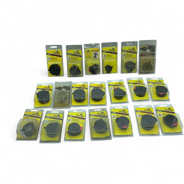 Assorted Butler Creek Flip-Open Scope Caps X 20 Qty