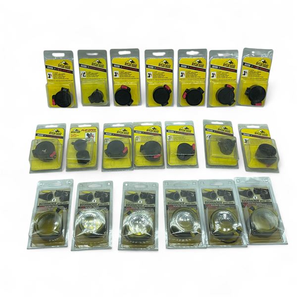Assorted Butler Creek Flip-Open Scope Caps X 20 Qty