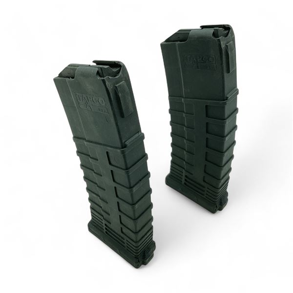 Tapco .223 Ruger, 5 Round Polymer Magazine X 2 Qty