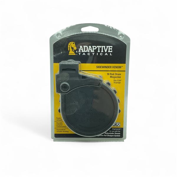 Adaptive Tactical Sidewinder Venom 12 Ga, 2-3/4", 10 Round Drum Magazine