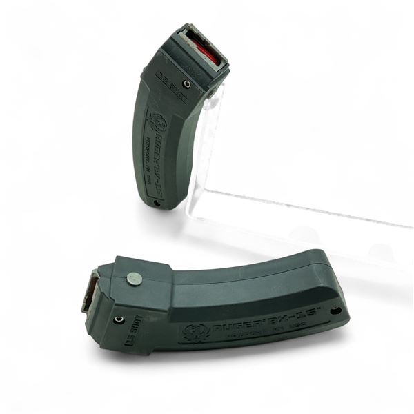 Ruger BX-15 Magnum Rimfire, 15 Round Polymer Magazine X 2 Qty
