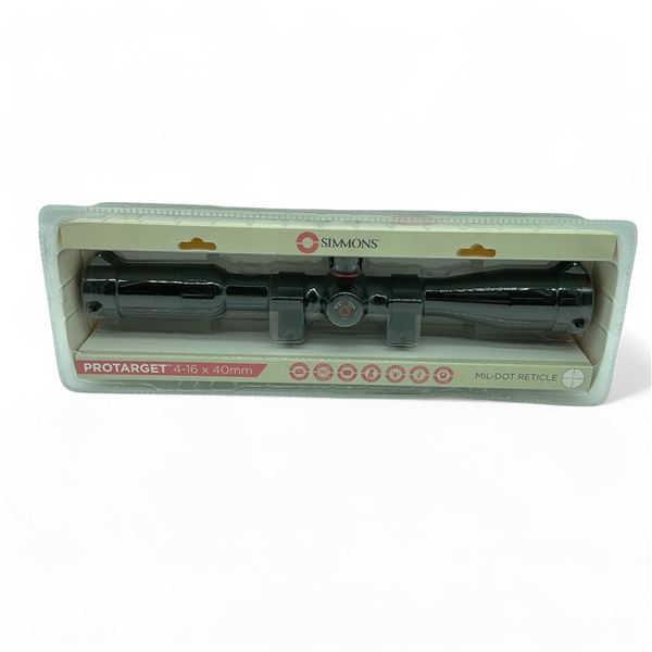 Simmons ProTarget 4 - 16 X 40 mm Rifle Scope with Mil Dot Reticle
