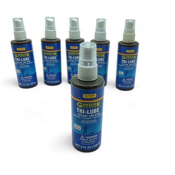Gunslick TriLube Lubricant/ Cleaner/ Rust Inhibitor 120 mL X 6 Qty