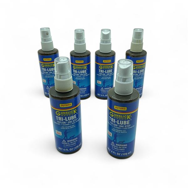 Gunslick TriLube Lubricant/ Cleaner/ Rust Inhibitor 120 mL X 6 Qty