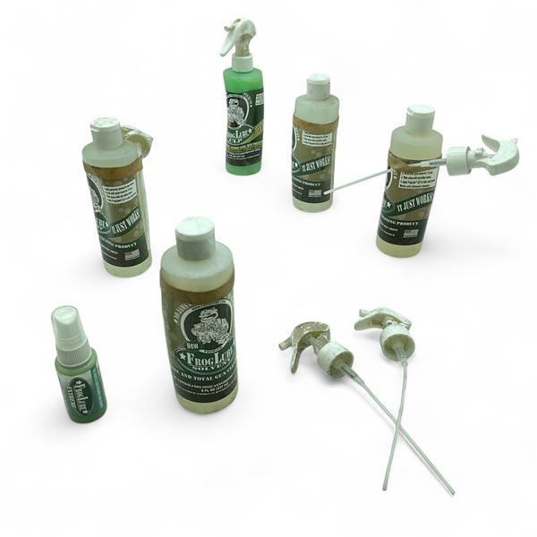 Assorted Frog Lube Gun Cleaning Sprays