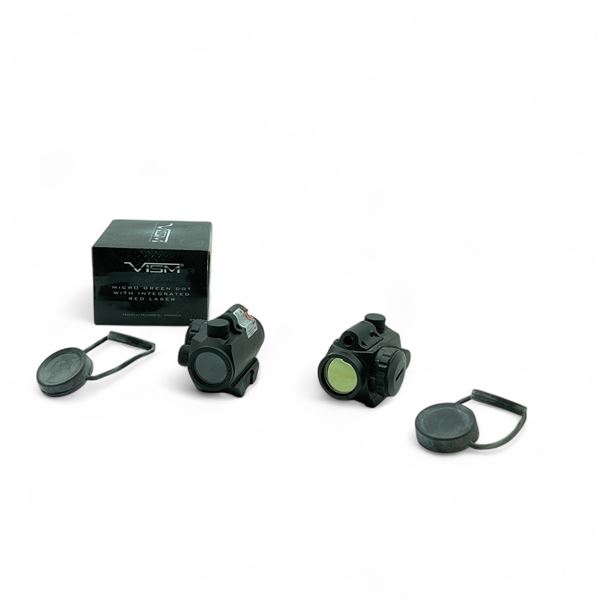Vism Micro Green Dot with Integrated Red Laser X2 Qty