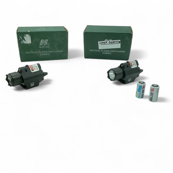 NcStar Tactical Flashlight/ Laser Combo X 2 Qty