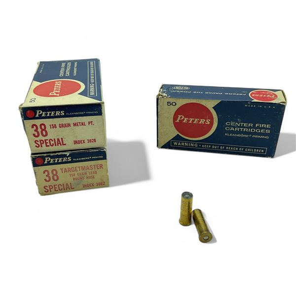 Assorted Peters .38 Special Ammunition, 137 Rounds