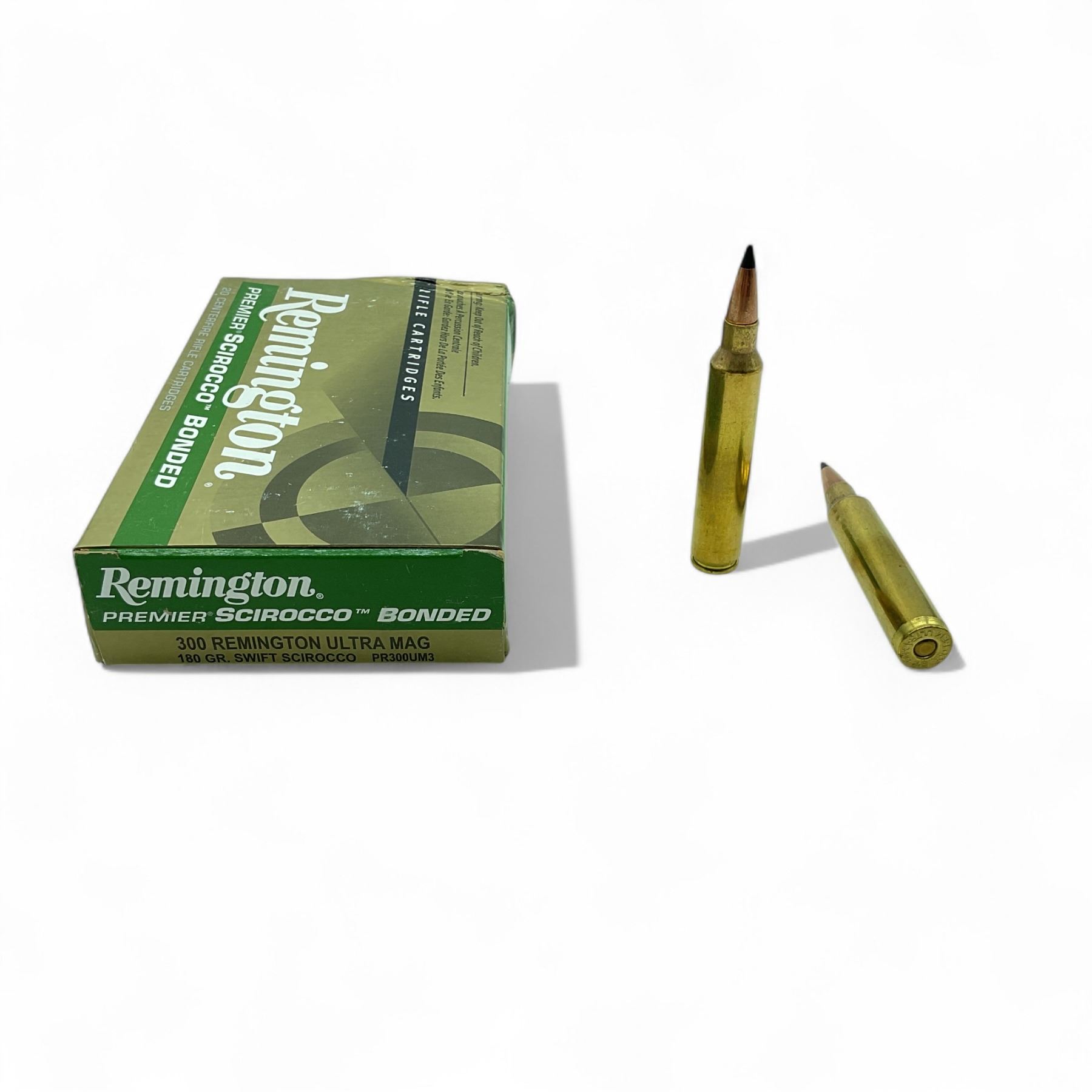 Remington Premier Scirocco Bonded 300 Remington Ultra Mag, 180 Grain ...