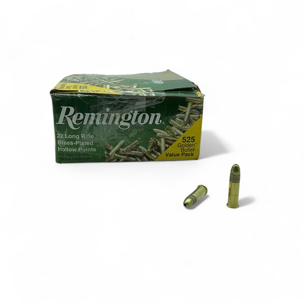 Remington Golden Bullet Value Pack .22 LR, 36 Grain LRN HP Ammunition, Approximately 525 Rounds
