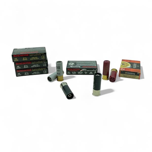 Assorted Winchester 12 Ga, 2-3/4" Ammunition, 25 Rounds