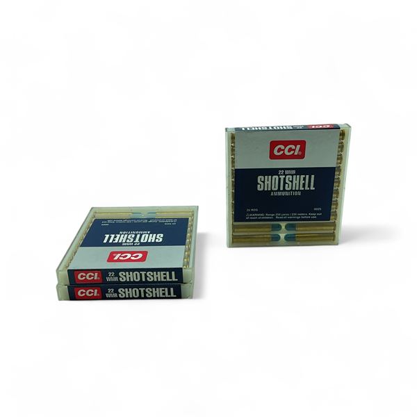 CCI .22 WMR Shotshells, 1/8 oz, #12 Shot Ammunition, 60 Rounds