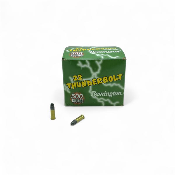 Remington Thunderbolt .22 LR, 40 Grain LRN Ammunition, 500 Rounds