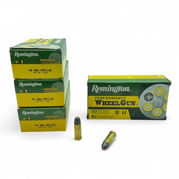 Remington Performance Wheel Gun .44 S&W Special, 246 Grain Lead Ammunition, 200 Rounds