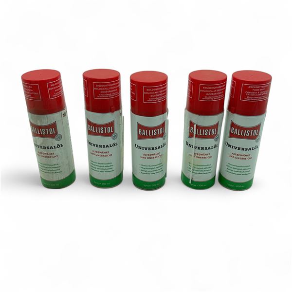 Ballistol Universalol 200 mL Spray X 5 Qty