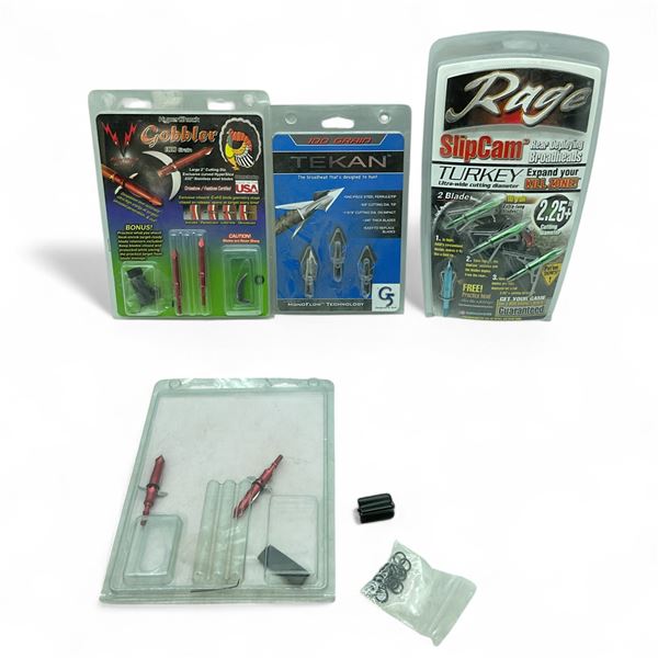 Assorted Broadheads and Accessories