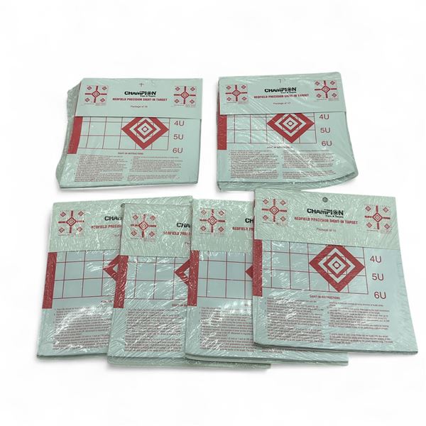 Champion Redfield Precision Sight-In Targets 10 Pk X 6 Qty
