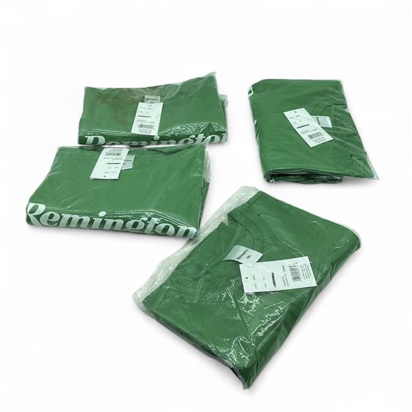 Remington Logo T-Shirt, Green Size 2XLarge X 4 Qty