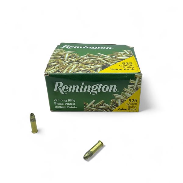 Remington Golden Bullet Value Pack .22 LR, 36 Grain LRN HP Ammunition, Approximately 525 Rounds