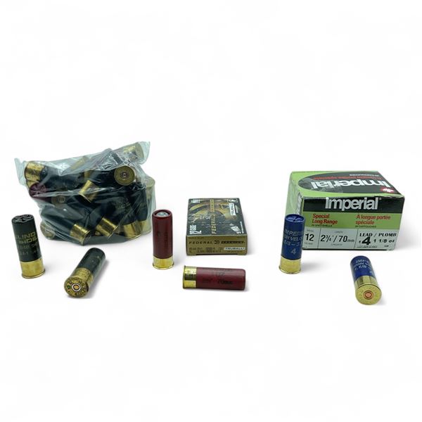 Assorted 12 Ga, 2-3/4  Ammunition, Approximately 50 Rounds