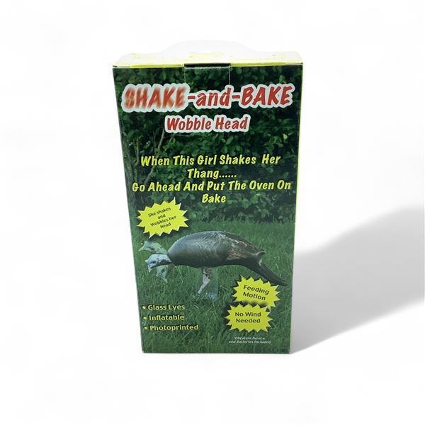 Cherokee Sports Shake-and-Bake Wobble Head Female Turkey Decoy, New