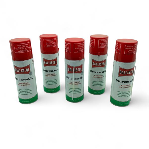 Ballistol Universalol 200 mL Spray X 5 Qty