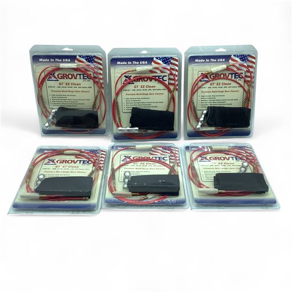 Grovtec EZ Clean Bore Cleaner for 30 Cal X 6 Qty