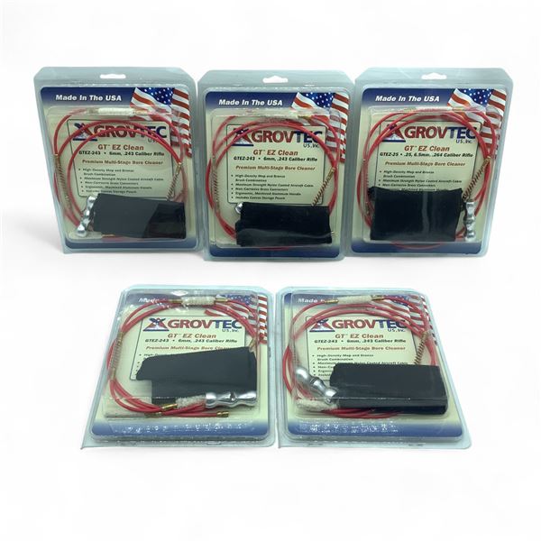 Grovtec EZ Clean Bore Cleaner for 6 mm and 243 Cal X  5 Qty