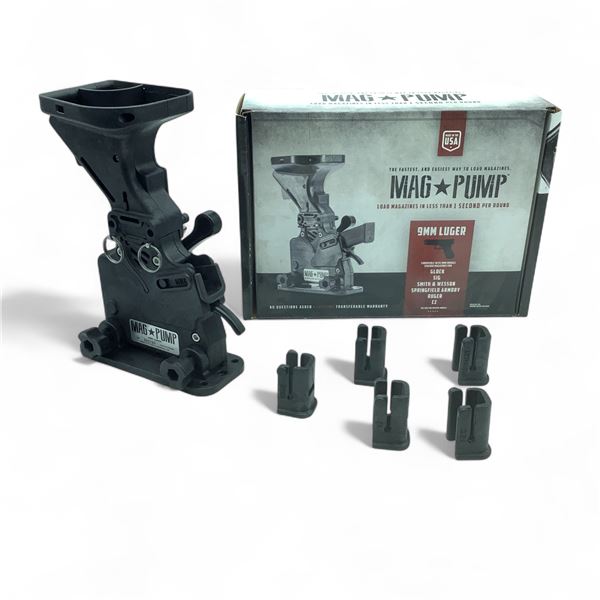 Mag Pump 9 mm Magazine Loader for Glock, Sig Sauer, S & W, Springfield Armory, Ruger, CZ
