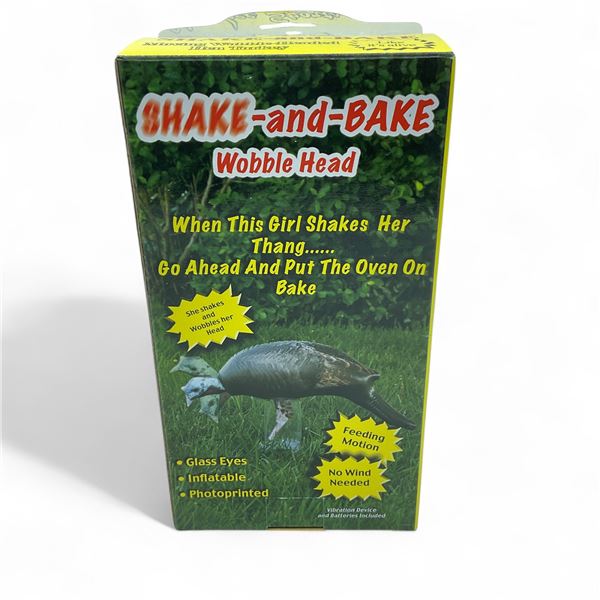 Cherokee Sports Shake-and-Bake Female Turkey Decoy, New