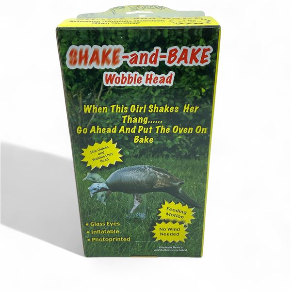 Cherokee Sports Shake-and-Bake Female Turkey Decoy, New