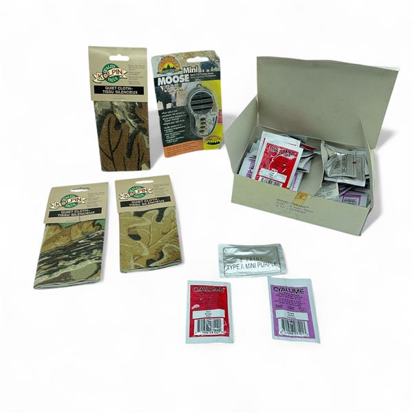Kolpin Quiet Cloth, Mini Moose Call and Mini Light Sticks