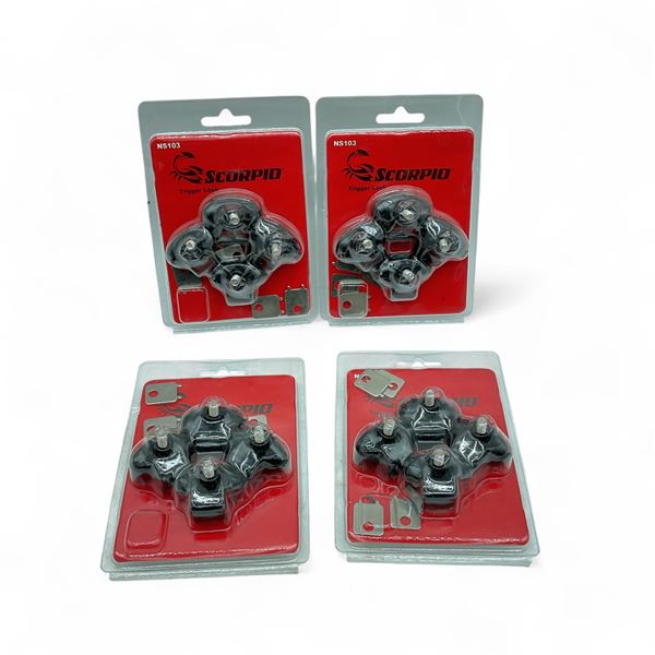 Scorpio Trigger Locks 4 Pack X 4 Qty