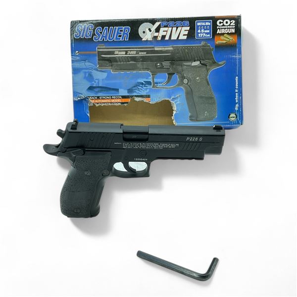Sig Sauer P226 X-Five CO2 Powered 177 Cal 4.5 mm Metal BB Air Gun