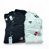 Image 1 : Solid Polo-Style Collared Shirts, Men's Size XLarge, White X 5 Qty, Black X 5 Qty