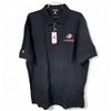 Image 3 : Solid Polo-Style Collared Shirts, Men's Size XLarge, White X 5 Qty, Black X 5 Qty