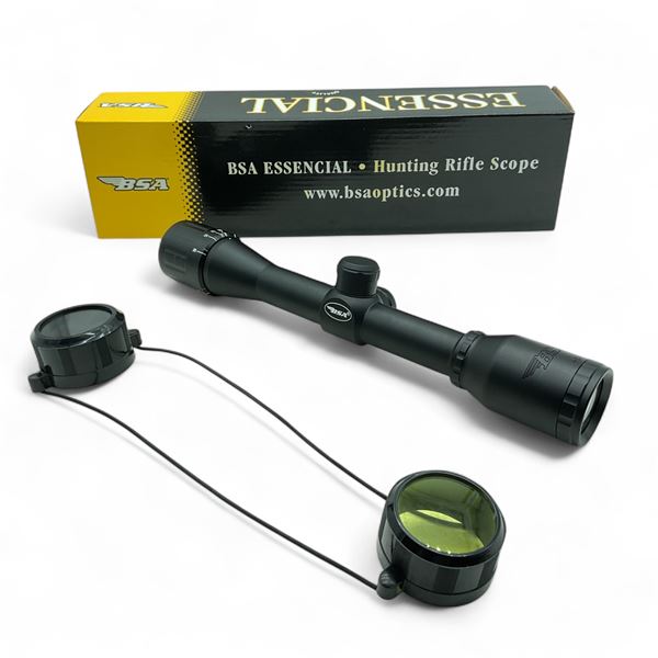 BSA Essencial 4 X 30 AO Scope with STD BSA Reticle, New