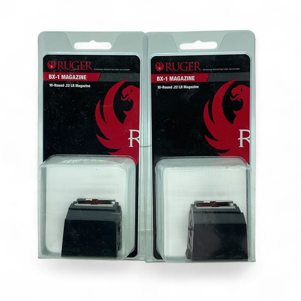 Ruger BX-1 .22 LR, 10 Round Magazine X 2 Qty
