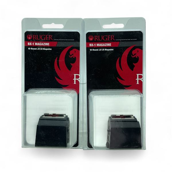 Ruger BX-1 .22 LR, 10 Round Magazine X 2 Qty