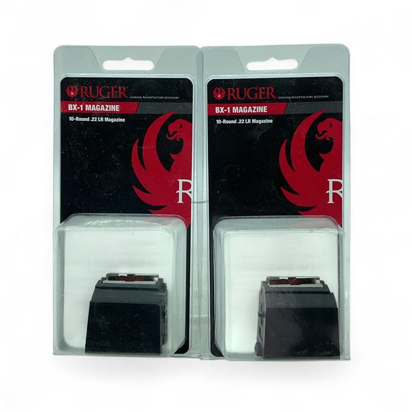 Ruger BX-1 .22 LR, 10 Round Magazine X 2 Qty