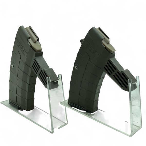 Tapco Intrafuse SKS 7.62 X 39 Rifle Magazine, Pinned to 5 Rounds, Olive Drab Green X 2 Qty