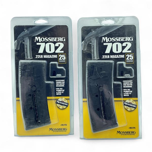 Mossberg 702 .22 LR, 25 Round Magazine X 2 Qty