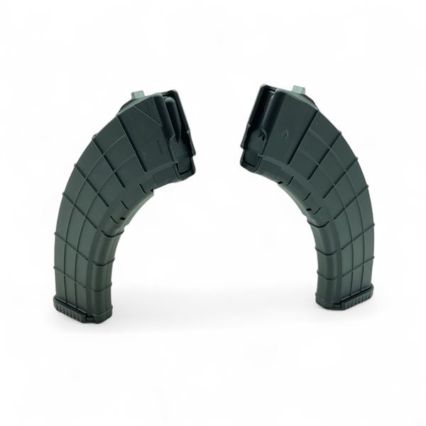 AK47 7.62x39, 5/40 Round Polymer Magazine X 2 Qty