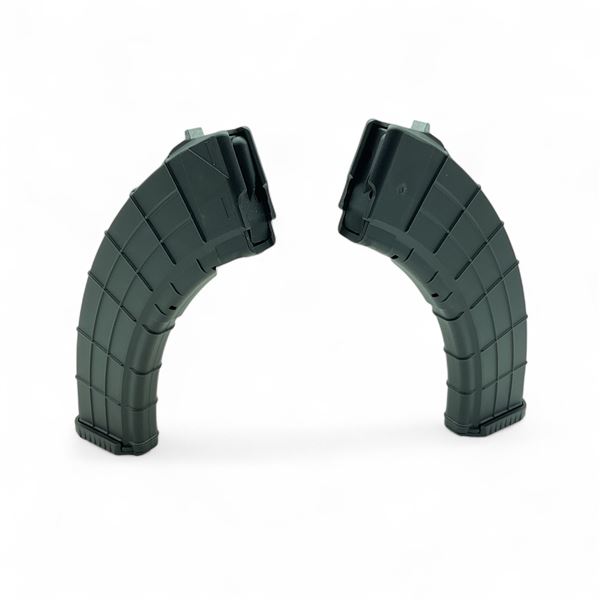 AK47 7.62x39, 5/40 Round Polymer Magazine X 2 Qty