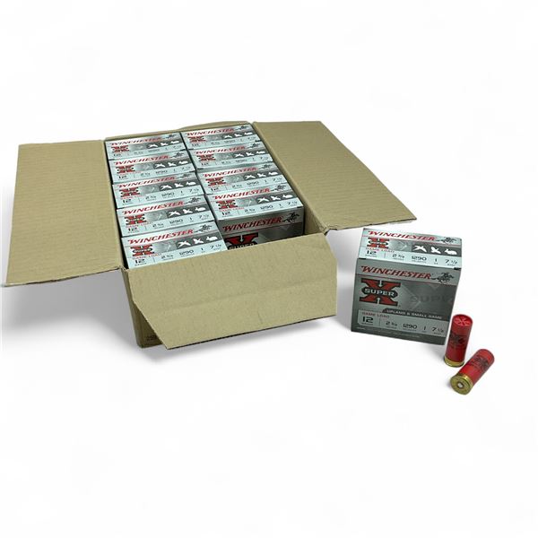 Winchester Super X Game Load 12 Ga, 2-3/4", 1 oz, #7.5 Shot Ammunition, 250 Rounds