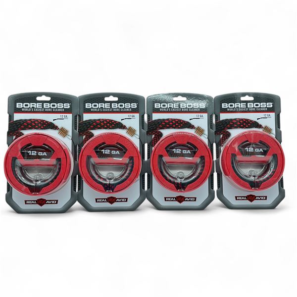 Real Avid Bore Boss Cleaning Snake for 12 Ga X 4 Qty