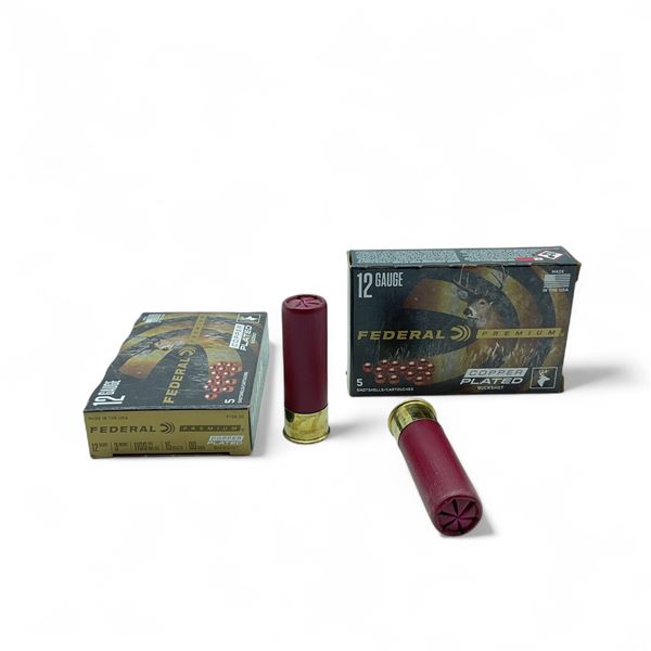 Federal Premium 12 Gauge 3", 00 Buck Copper Plated Shot, 10 Rounds